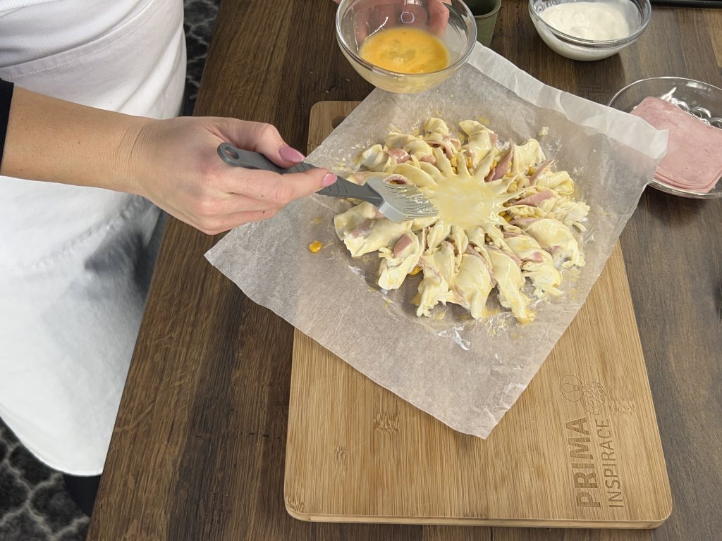 Slané slunce z listového těsta