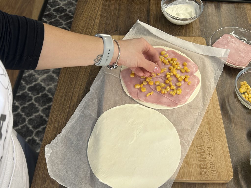 Slané slunce z listového těsta