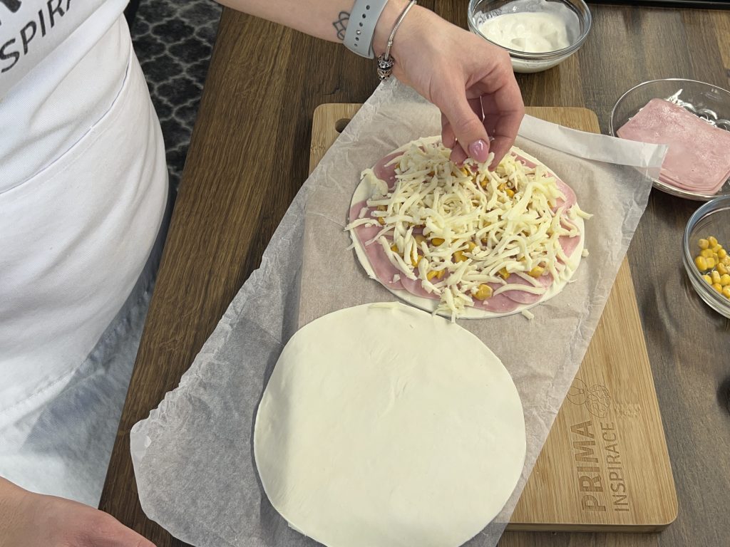 Slané slunce z listového těsta