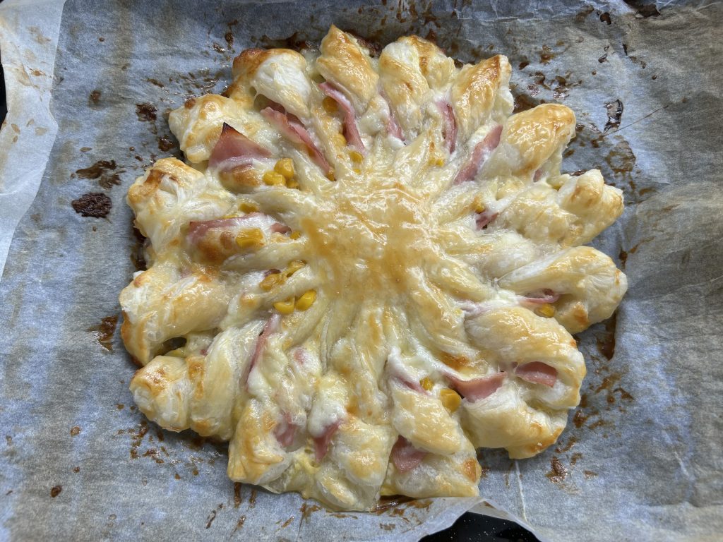 Slané slunce z listového těsta