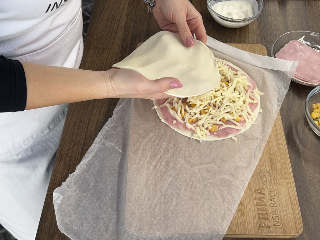 Slané slunce z listového těsta