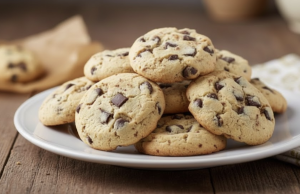 Domácí cookies sušenky s čokoládou – hotové za 20 minut Domácí cookies sušenky s čokoládou – hotové za 20 minut