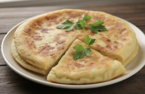 Recept na skvělé česnekové placky plněné sýrem a tvarohem: Snadná a rychlá příprava! Česnekové placky plněné sýrem a tvarohem – rychlá večeře bez kynutí