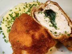 Kyjevský kotlet s bramborovou kaší