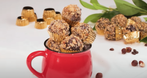 Vyzkoušejte tyto domácí Ferrero Rocher kuličky – Chutnají skvěle! Nepečené domácí kuličky Ferrero Rocher: Nejlepší recept, který hravě předčí kupované