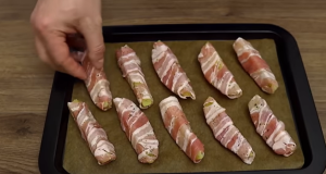 Tip na vynikající přílohu – Pečené brambory se slaninou! Pečené brambory ve slanině – jednoduchá příloha, která zmizí dřív než hlavní chod