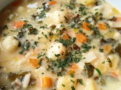 Zeleninová polévka s kuřecím masem a smetanou – poctivý vývar, spousta zeleniny a jemná smetanová chuť