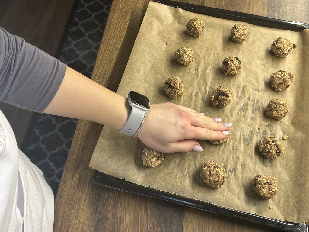 Zdravé banánové sušenky z ovesných vloček