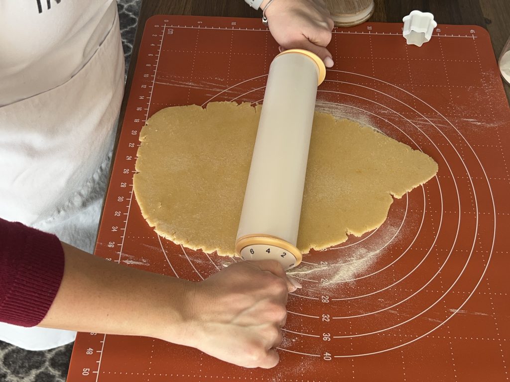 Hvězdičkové sušenky s karamelovým salkem v mléčné čokoládě