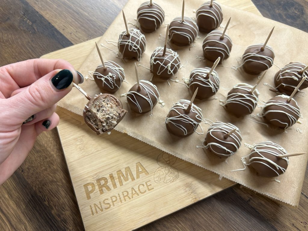 Kuličky z rozmixovaných Mila řezů