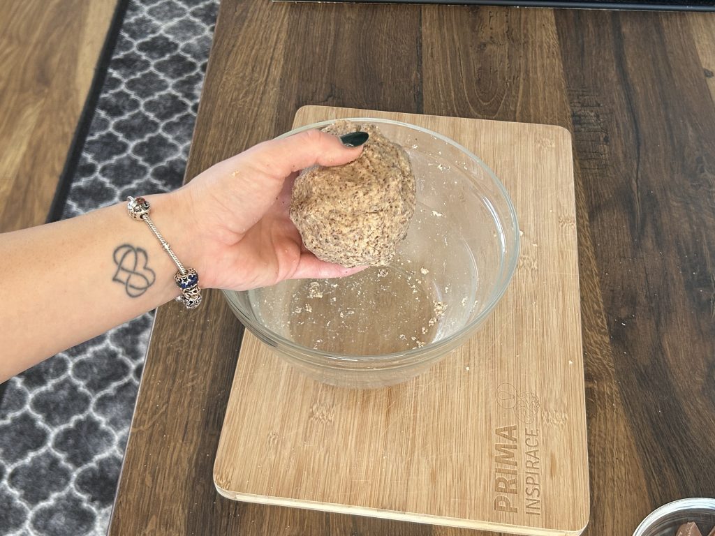 Kuličky z rozmixovaných Mila řezů