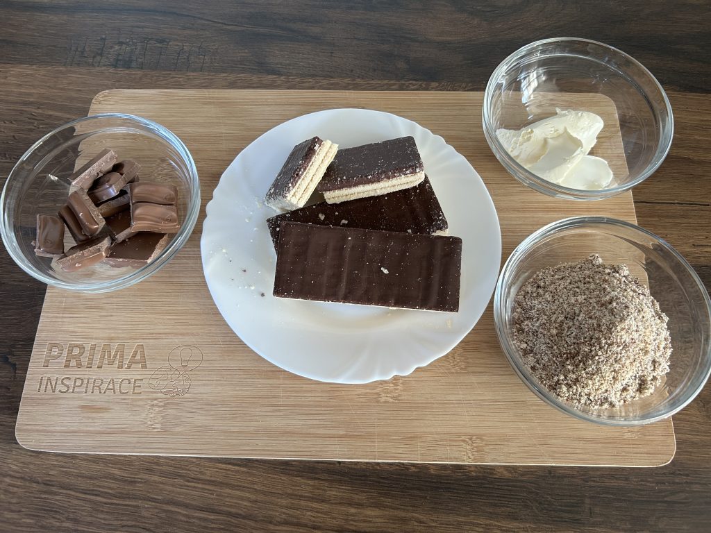 Kuličky z rozmixovaných Mila řezů