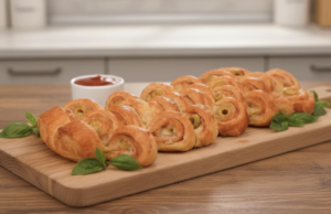 Připravte si tyto slané dvojité šneky z listového těsta – Snadný a rychlý recept! Dvojité šneky z listového těsta se šunkou, olivami a sýrem