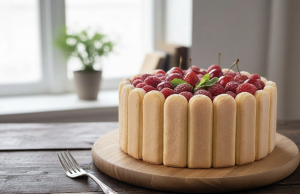 Vyzkoušejte tento vynikající malinový dort plný ovoce a krému! Nepečený malinový dort s mascarpone – luxusní dezert bez trouby