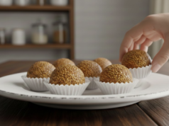 Sezamové kuličky BEZ vajec a BEZ mouky – Recept na zdravé mlsání! Sezamové kuličky s medem – cukroví bez vajec a bez mouky ze 2 surovin