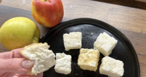 Zdravé jablečné marshmallow Jablečné marshmallow bez cukru – lehký nepečený dezert jen z ovoce