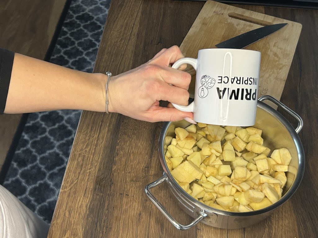 Zdravé jablečné marshmallow