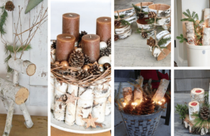 Březové dříví, jako základ vaší zimní dekorace: 20+ úžasných inspirací pro vás!