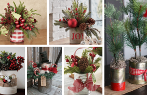 Využijte obyčejnou plechovku k vytvoření úchvatné vánoční dekorace!