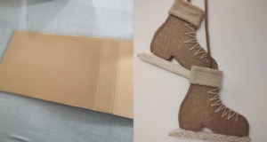 Úžasná zimní dekorace: Brusle z kartonu, které zvládne každý (DIY návod)