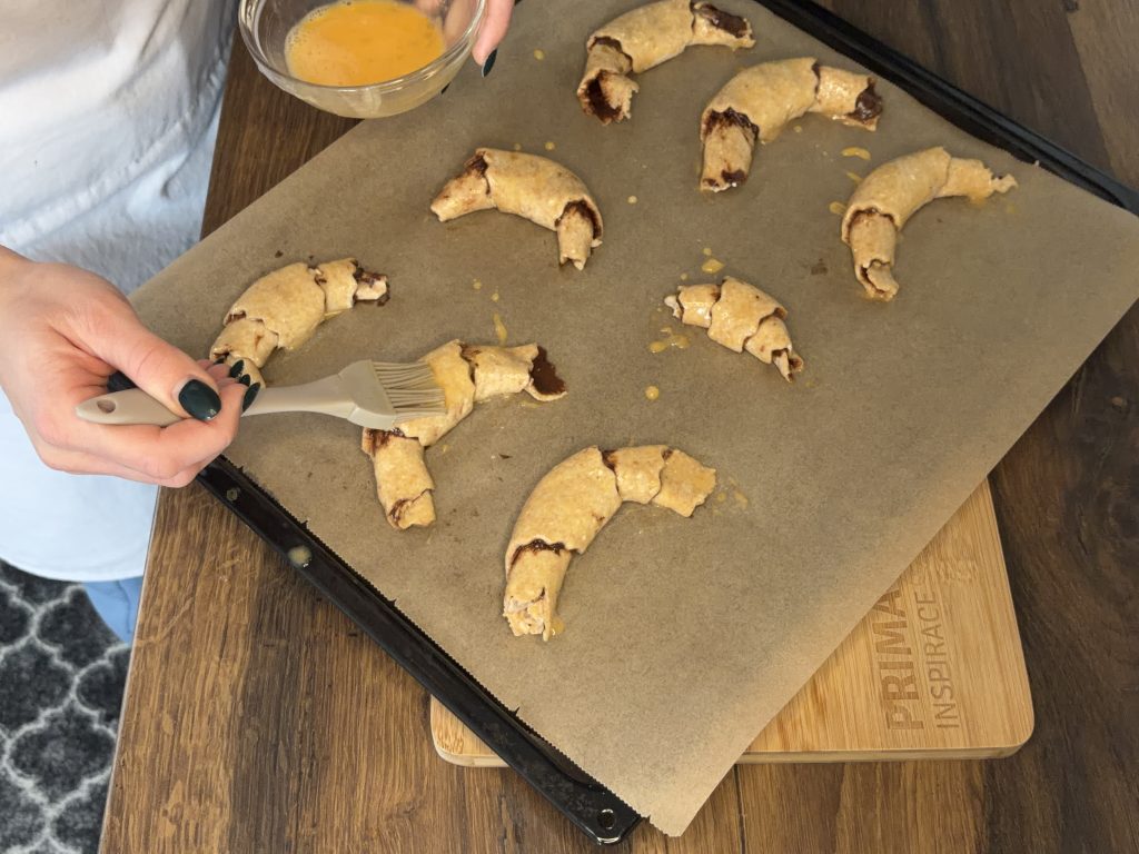 Vynikající čokoládové croissanty z cottage sýra