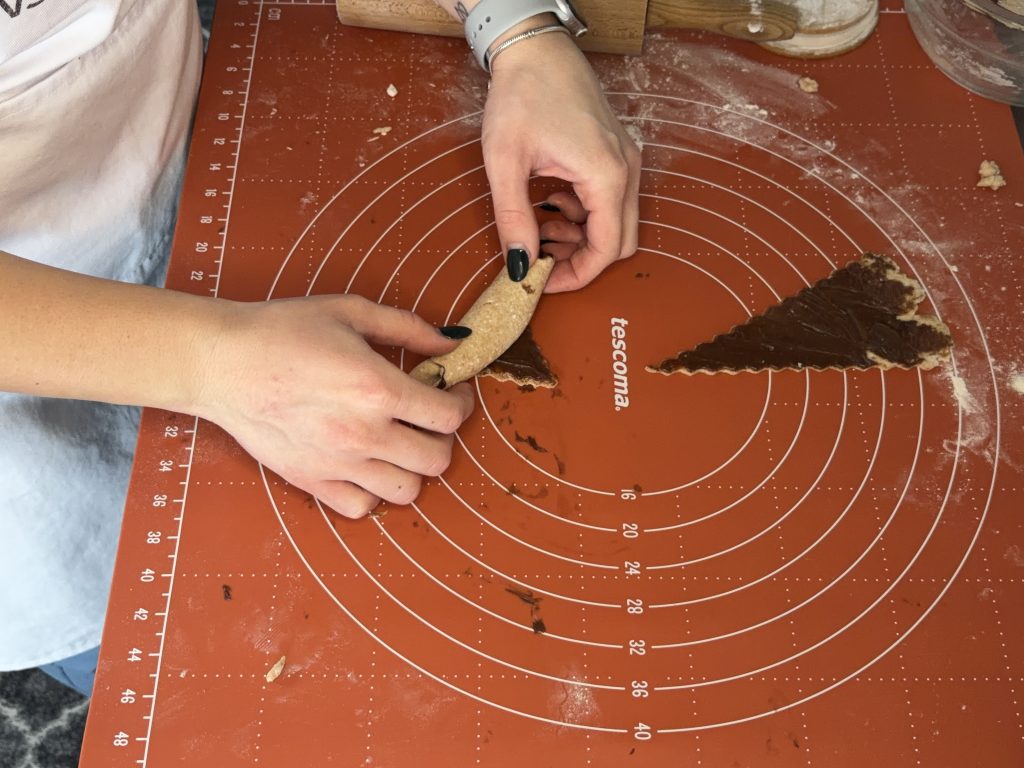 Vynikající čokoládové croissanty z cottage sýra