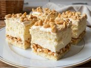 LION zákusek s burizony a karamelem – křupavý dezert jako oblíbená tyčinka