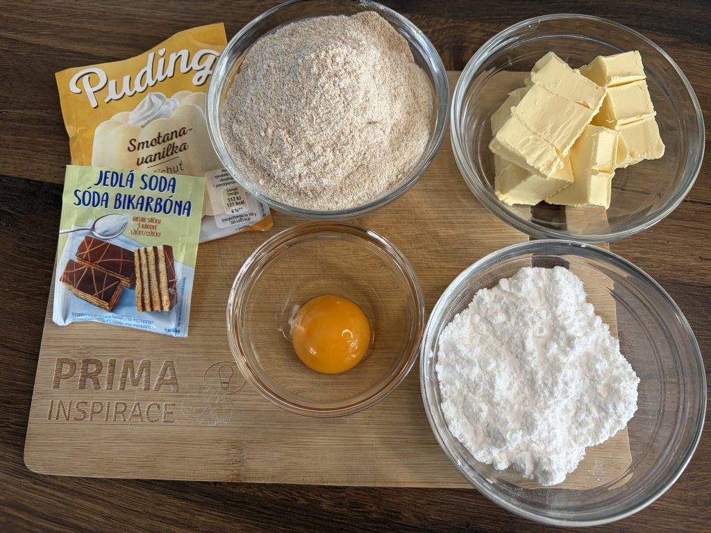 Kokosky na vanilkových sušenkách