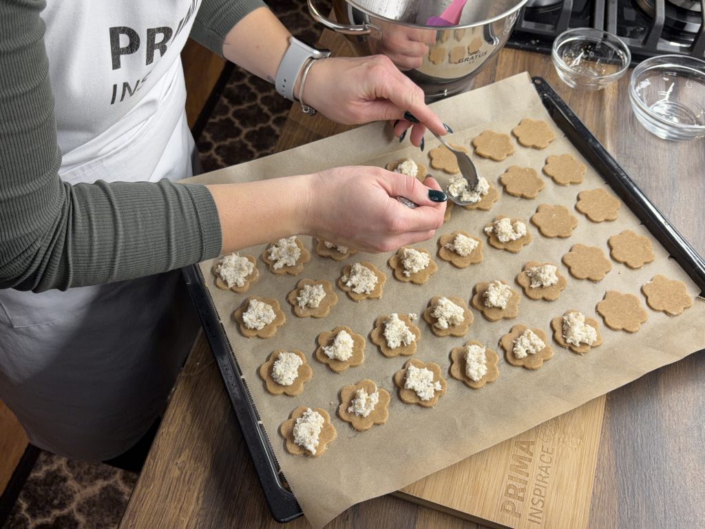 Kokosky na vanilkových sušenkách