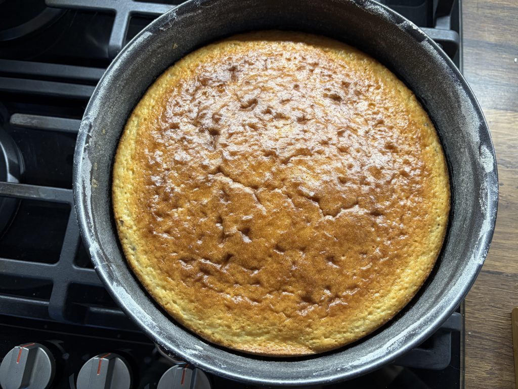 Rychlý koláč se zakysanou smetanou a čokoládou