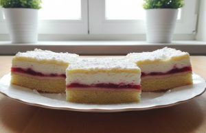 Ovocné řezy Karpaty: Noblesní zákusek z odpalovaného těsta