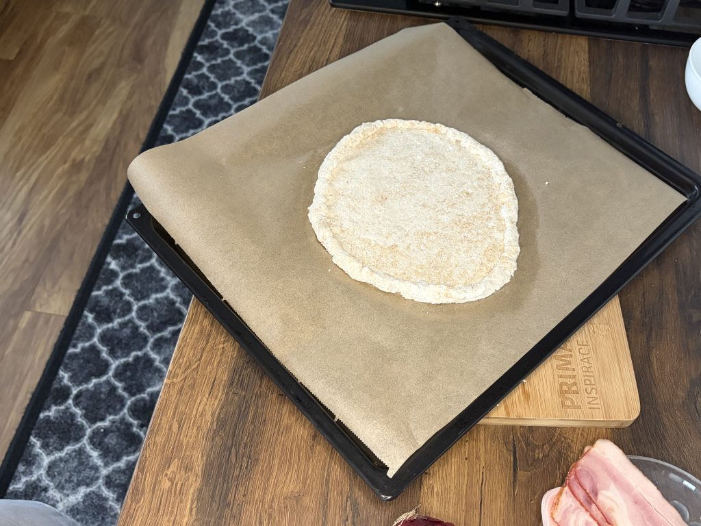 Domácí pizza se zdravějším tvarohovým základem