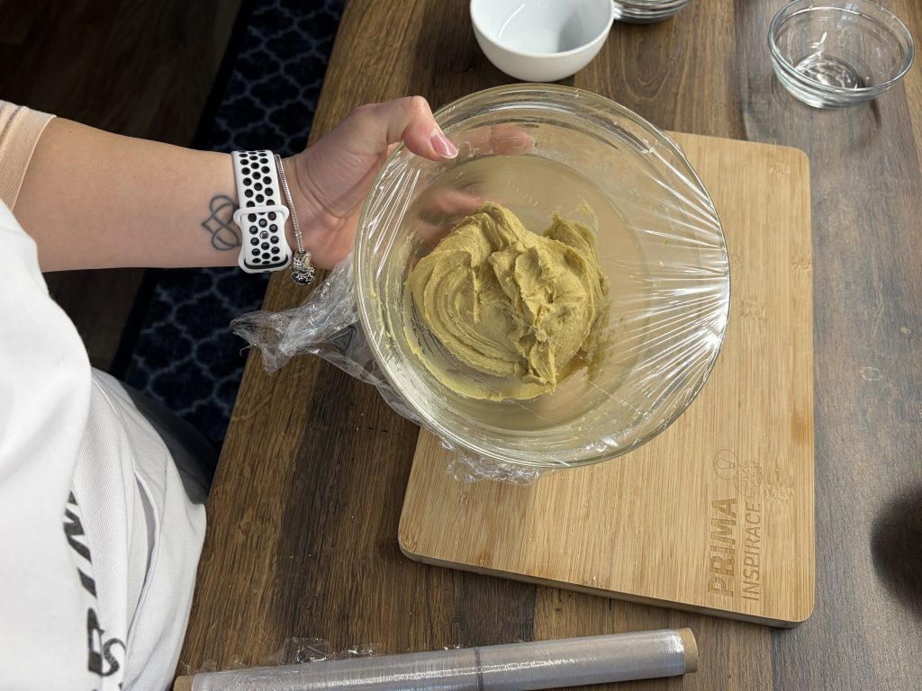 Plněné pistáciové sušenky