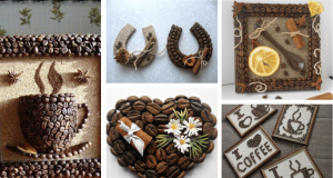 Inspirace na tvoření: Využijte kávová zrna k vytvoření této krásné dekorace!