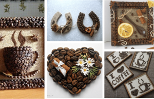 Inspirace na tvoření: Využijte kávová zrna k vytvoření této krásné dekorace!