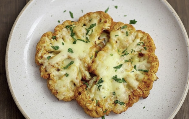 Pečený květák se sýrem: jednoduchý recept na rychlý oběd nebo večeři