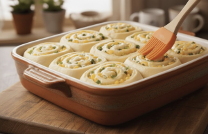 Rychlé mini slané šneky z kynutého těsta – měkoučké pohoštění plné sýra