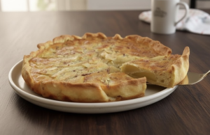 Hruškový koláč s mandlemi – jednoduchý, voňavý a ideální ke kávě