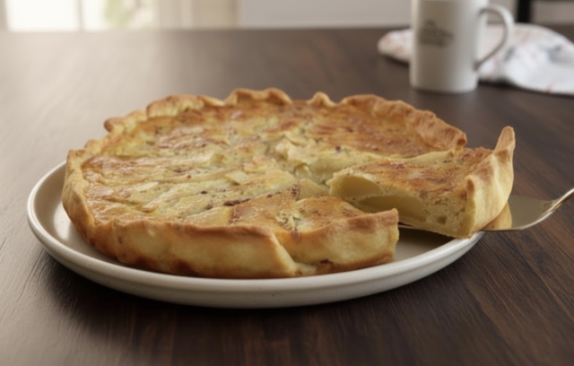 Hruškový koláč s mandlemi – jednoduchý, voňavý a ideální ke kávě