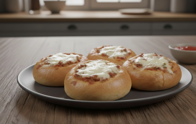 Mini pizza koláčky s mletým masem a sýrem – dokonalé pohoštění na oslavy