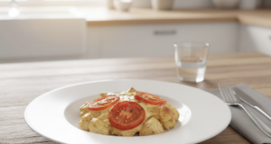 Recept od naší čtenářky: Vynikající zapečená kuřecí prsa se smetanou a rajčaty! Zapečená kuřecí prsa se smetanou a rajčaty – rychlý rodinný oběd z jednoho pekáče