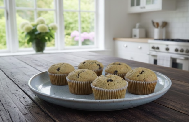 Banánové muffiny bez rafinovaného cukru a bílé mouky – zdravé, vláčné a plné energie Banánové muffiny bez rafinovaného cukru a bílé mouky – zdravé, vláčné a plné energie