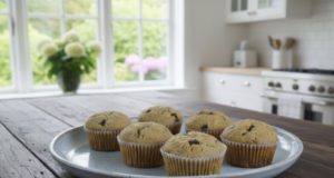 Zdravé banánové muffiny BEZ cukru a mouky – Zamiluje si je celá rodina! Banánové muffiny bez rafinovaného cukru a bílé mouky – zdravé, vláčné a plné energie