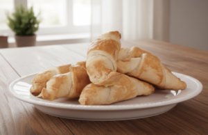 Slané mlsání: Jednoduchý recept na domácí croissanty plněné šunkou a sýrem! Domácí slané croissanty se šunkou a sýrem: rychlé pečivo z listového těsta