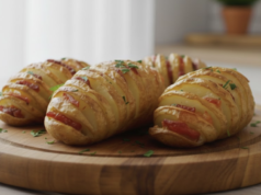 Zapečené brambory se slaninou – Příloha, která se hodí téměř ke všemu! Zapečené brambory se slaninou: Jednoduché jídlo, které provoní celý byt