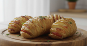 Zapečené brambory se slaninou – Příloha, která se hodí téměř ke všemu! Zapečené brambory se slaninou: Jednoduché jídlo, které provoní celý byt