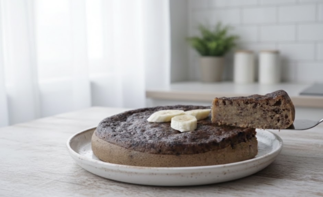 Zdravý banánový dort v páře: jemný, vláčný a ideální dezert bez výčitek