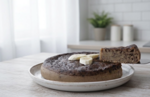 Zdravé mlsání: Vyzkoušejte tento vynikající banánový dort připravený v páře! Zdravý banánový dort v páře: jemný, vláčný a ideální dezert bez výčitek