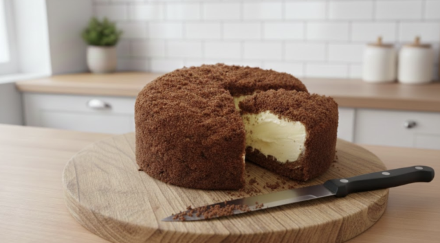 Nepečený Krtkův dort ze sušenek – jednoduchý dezert bez trouby, který mizí ze stolu Nepečený Krtkův dort ze sušenek – jednoduchý dezert bez trouby, který mizí ze stolu