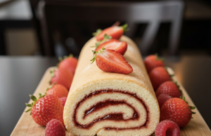 Nevíte co k odpolední kávě? Vyzkoušejte tuto jednoduchou piškotovou roládu! Piškotová roláda s džemem a tvarohem – rychlý dezert ke kávě hotový za chvilku